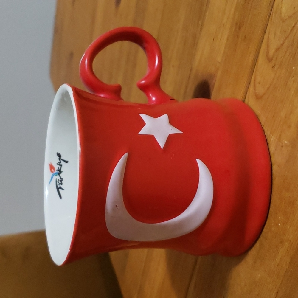 Turkey 🇹🇷 Flag "Turkiye" Mug 12oz New!